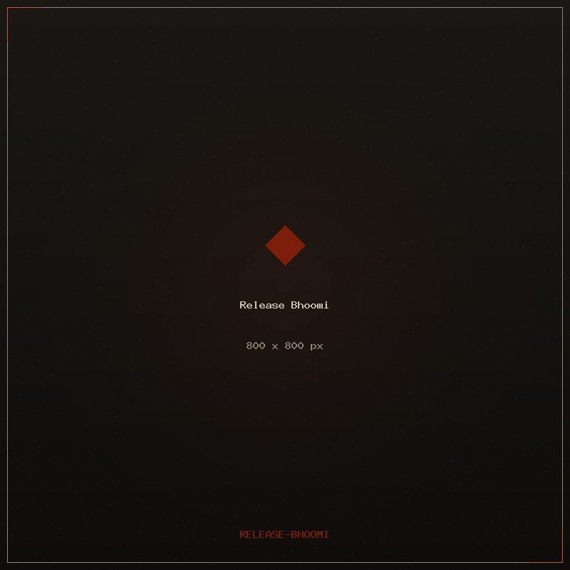 Cover artwork for Bhoomi