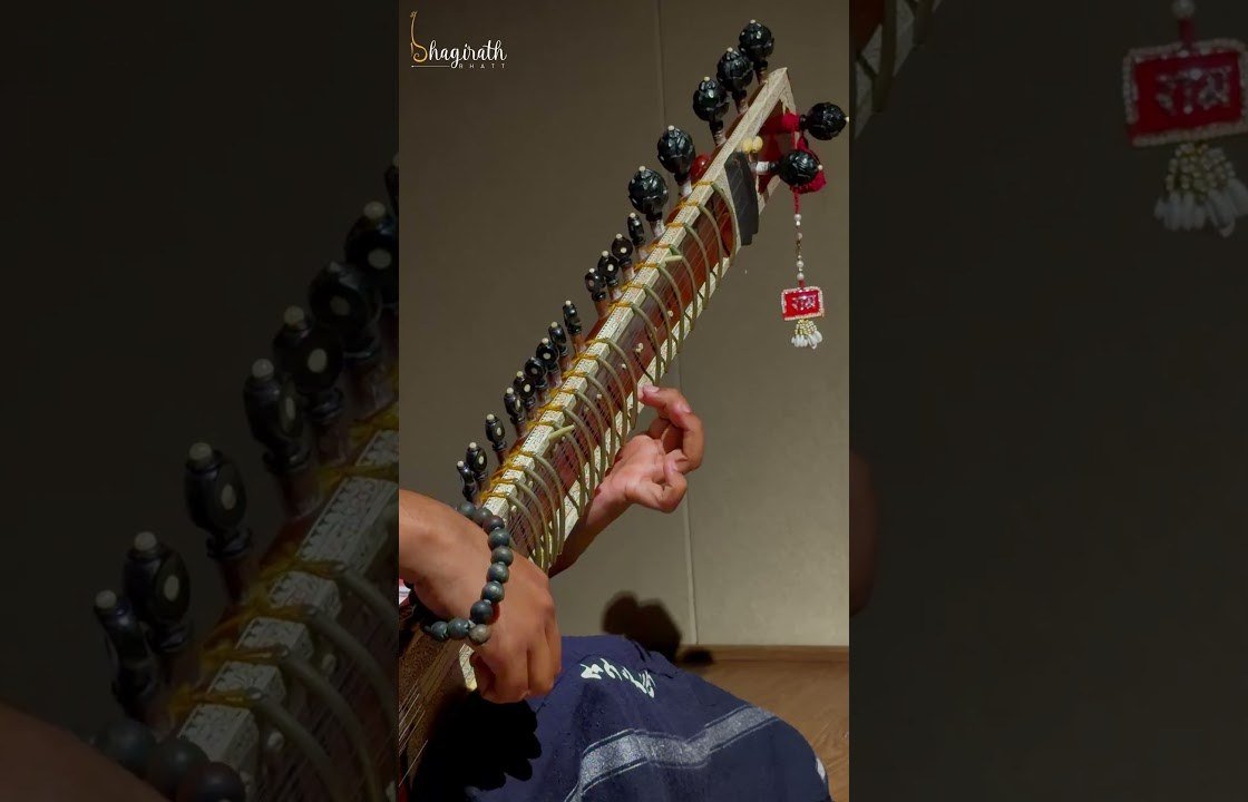 The sitar in close detail