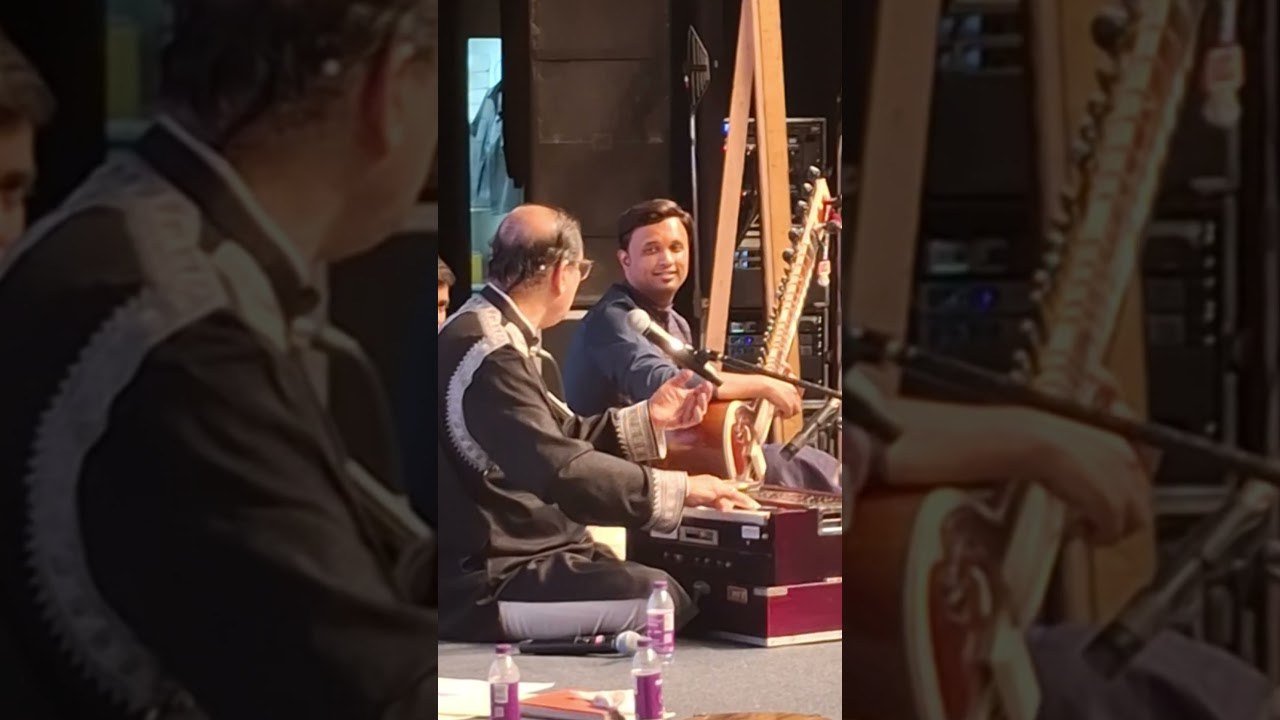 Performing alongside Pandit Ajoy Chakrabarty
